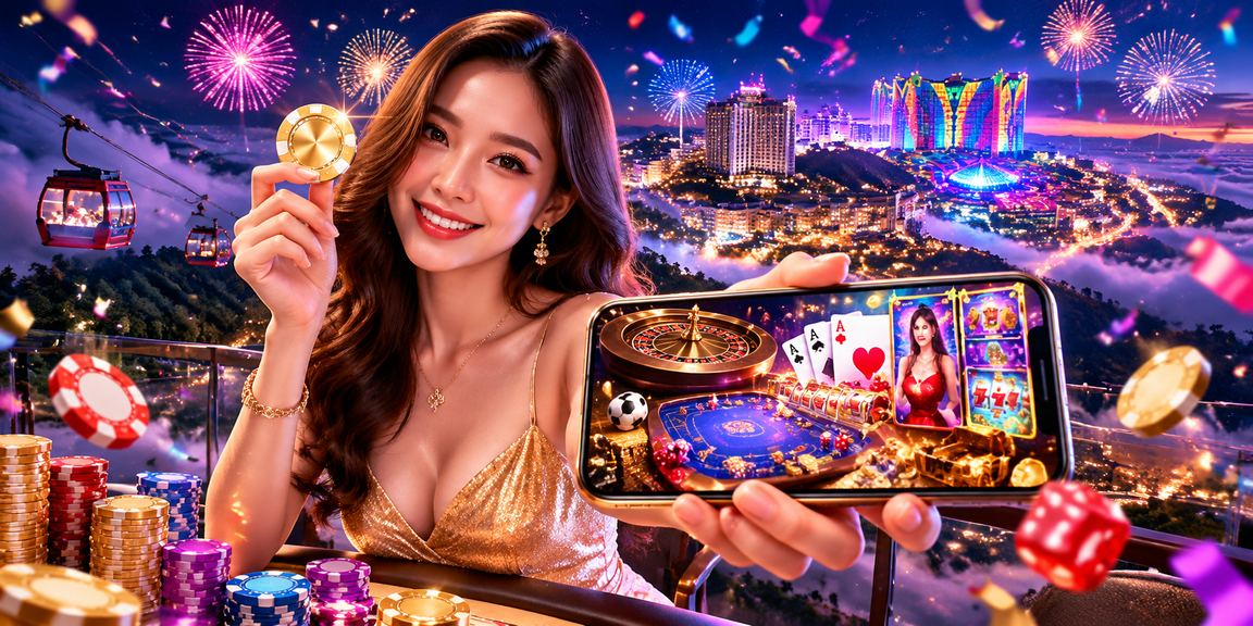 Pengguna di Genting Highlands mengakses platform 612 untuk taruhan sukan melalui telefon pintar