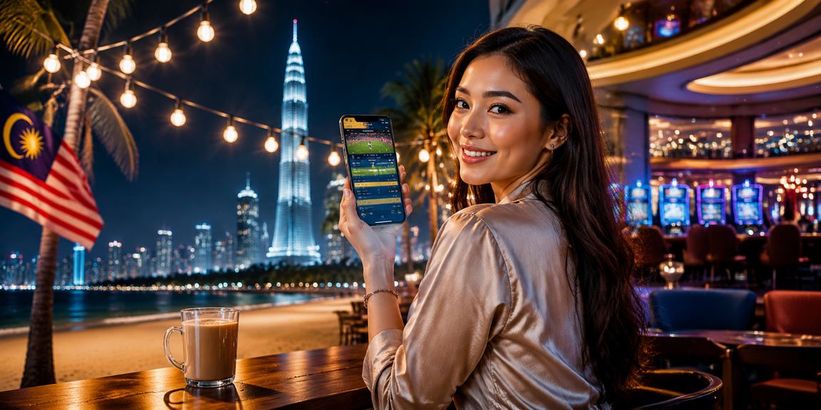 Antara muka aplikasi kasino 612 di Kuala Lumpur dengan paparan permainan lengkap